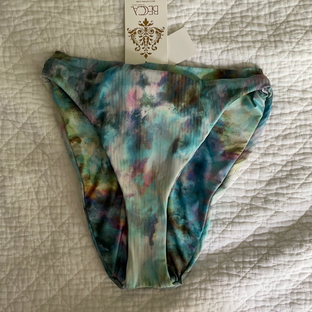 Becca Hi Waist Bikini Bottom size Small - NWT